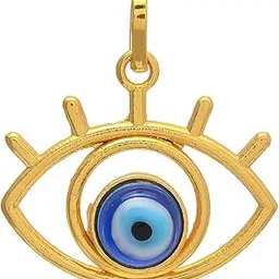 shree shyam gems & Jewellery Gold Plated Evil Eye Pendant/Charms without chain for Women and Girls (Evileye_pendant-01)-picture-47
