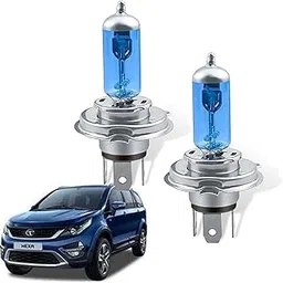Auto Pearl Pack-2 H4 Car Super Bright Halogen Bulb, 12V 90/100W High/Low Beam Driving Halogen Light, Plug-and-play Bulb for Hexa-(2017-2020) (White)-picture-13