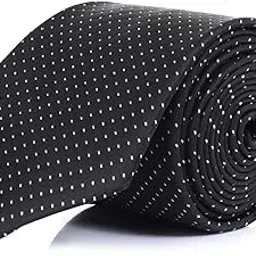 Random Stripe Necktie For Men Polka Dots Ties With Gifted Box-image-59