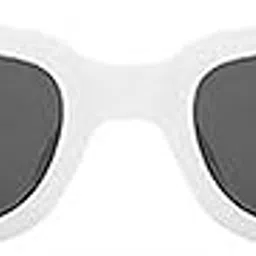 68 back Rectangular Sunglasses, Unisex, Retro, White Frame, Medium Size-picture-59