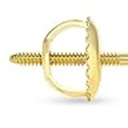 patel gems jewls 14K Yellow Gold Moissanite Stud Earrings for Women and Men | 4-Prong Martini Setting Women’s Jewelry | 5 Ct Round Cut Faint Color Diamond Earrings with Screw Back Ideal for Gifting-picture-10