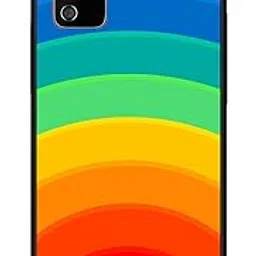 NDCOM for Samsung Galaxy M02s Back Cover | Galaxy A03s Back Cover | Samsung Galaxy F02S Back Cover Half Circle Rainbow Printed Glass Case-image-37