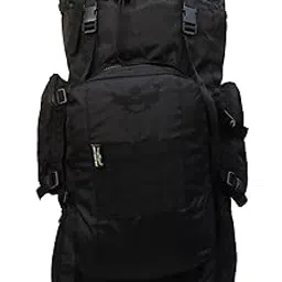 azad Army Rucksack Bags for Travelling Hiking, Extra Spacious, One in two, detachabale small backpack image 1