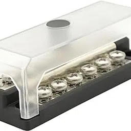 Fashion My Day® 12 Way Bus Bar Terminal Block 100 Amp 32V Fit for Trucks RV Coaches Boats| Car & Motorbike|Car Parts|Car Styling & Body Fittings|Protective & Decorative Strips|Door Protection-picture-19