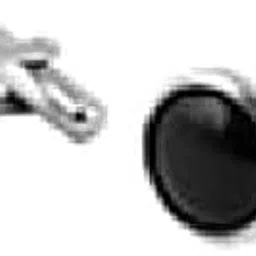 demoda Stylish Black Business Suit Sleeve Decoration Round Shape Black Button Cufflinks for Men Women-picture-22