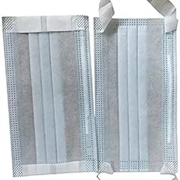 WELLSTAR Disposable mask pack of 100 3ply with nose - 3ply Mask with Nose pin & Ear loop 3ply Surgery Mask Pack of 100 3 ply Mask 3 Layered Protection with Melt Blown Use and Throw Mask-image-97