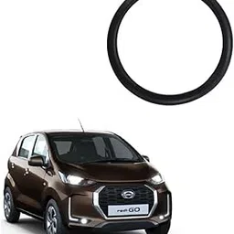 Car Steering Wheel Cover Full Black Colour Suitable for Datsun RediGO-picture-15
