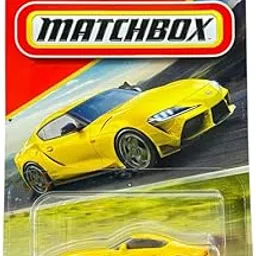 Hot Wheels Match Box 2023 Toyota GR Supra for 3 Years & Above 43/125 (Yellow)-picture-10