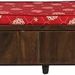 Hexagon Furnitures Wooden Texture Single Size Bed with Mattress and Box Storage (36 Inch)-picture-35