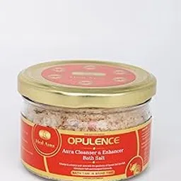 Epsom Bath Salt for Relaxation & Detox, Sodium Chloride, Halite with Essential Oils and Botanic Extracts, Aromatherapy Bath Soak for Stress Relief, Muscle Recovery & Glowing Skin – 160g (Opulence)-image-8