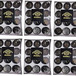 Aviraj Sambrani Dhoop Cups for Pooja (72 Cups) | Havan Cups for Pooja, Loban Cups | Natural Ingredients Guggal/Loban Dhoop Original | Dhoop Cones | Pack of 6 (12 Cups/Pack + 1 Burner Plate/Pack)-picture-19