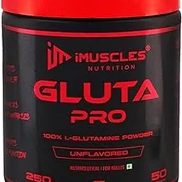 iMuscles Nutrition Gluta Pro – 100% Pure L-Glutamine Powder | Unflavoured – 250g (Pack of 1, 50 Servings) | Supports Muscle Growth, Faster Recovery & Immunity | No Sugar, Fillers, or Preservatives-picture-39