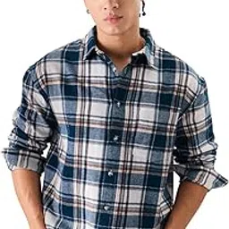 the souled store Original Plaid: Men's Regular Fit Utility Shirts-picture-36