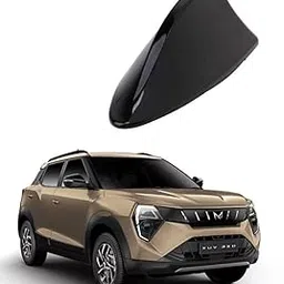 Stylish Car Roof Aerial Shark Fin Antenna Radio AM/FM Signal ABS (Black Color) Suitable for Mahindra XUV 3XO-picture-56