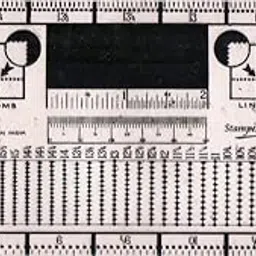 ISC~ Stampex Perforation Gauge for Stamps, Made in India ~ Stampex-picture-23