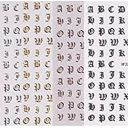Enakshi® 2x5Pcs Letter Alphabet DIY Nail Art Stickers Tips Decoration Decals Stencils |Health & Beauty | Nail Care, Manicure & Pedicure | Nail Art Accessories-picture-45