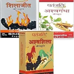 PATANJALI Ashvagandha + Shilajit capsule+ Ashvashila 20 cap each, 100 grams-picture-12
