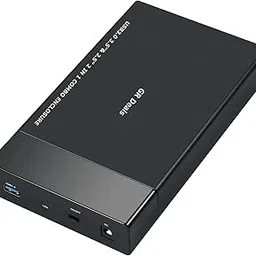 gr deals 2 in 1 HDD/SSD Case, USB3.0 5Gbps High Speed External 2.5" & 3.5" Inch SATA SSD Hard Drive HDD Enclosure Case. (Black) (2 in 1 Enclosure Combo).-picture-25