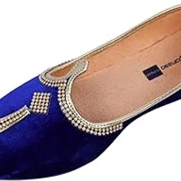 deeuco Wedding and Sherwani Mojari,Jutti for Men, Velvet-picture-21
