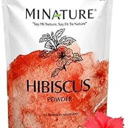 Mi Nature 100% Pure Hibiscus (Gudhal) Powder 227g | 100% Natural (Sabdariffa) Powderfor Hair Care, Face Pack, Tea & DIY Herbal Remedies-image-17