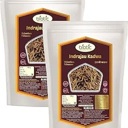 Biotic Indrajav Kadwa seeds - Indrajau Seeds - Indra Jau Kadwa - Inderjo Kadwa - Indrajao Seeds - Holarrhena Pubescens for Diabetes - 200 gm (Pack of 2)-picture-14