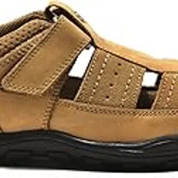 woodland Men Camel Closed-Toe Sandals-picture-21