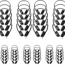 Soundnetic SN-313 50 Pack Classroom Over The Head Stereo Low Cost Headphones with Leatherette Earpads-picture-44