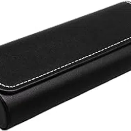 atorse Eyeglasses Box Storage Bin Portable Glasses Holder Compact Sunglasses Holder Black-picture-35