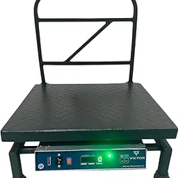 Victor Heavy Duty Platform Scale 100 Kg Capacity Durable Weighing Machine for Shops, Industrial & Business Use Accurate & Reliable-picture-54