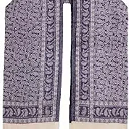 src creations Elegant Floral Pattern Woollen Shawl for Women, Traditional Paisley Design, Soft Winter Wrap Scarf-picture-26