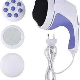 GO JOY Full Body Manipol Massager with 4 Versatile Attachments Full-Body Pain Relief & Relaxation For Shoulder, Abs, Hips, Thighs, Calves, Feet, Neck, Hand Massage Simming, Toning & Relaxing-image-19