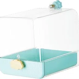 MERISHOPP Bird Bath Box Water Bowl Budgerigar Caged Parrot Bathing Tub Green|Home & Garden|Yard, Garden & Outdoor Living|Bird & Wildlife Accessories|Birdbaths-picture-31