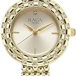 titan Analog Gold Dial Women's Watch-95350YM01-picture-34