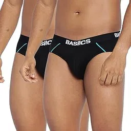 la intimo BASIICS Power Briefs for Men Innerwear | Briefs Underwear for Men (Pack of 2)-picture-14
