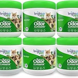 Bright Air Pet Odor Eliminator, Cool Citrus, 14 oz Jar, 6/Carton (BRI900258)-picture-31