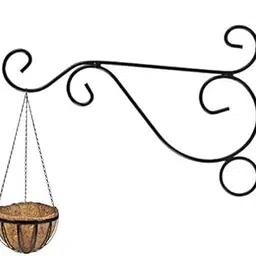 Go Hooked ViMe Metal Pot & Planter Hanger Wall Hooks (Pack of 1, Black)-picture-14