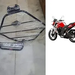 Buysasta Bike Side Guard & Saree Guard with Ladies Foot Black Heavy Duty Performance for - Old Ymha FZ-S (V2) - (V1)-image-25