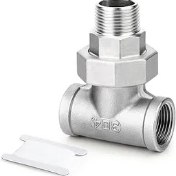 TAISHER 1PCS 304 Stainless Steel 3 Way Tee Union，3/4" NPT Female x 3/4" NPT Male x 3/4" NPT Female Cast Pipe Fitting-image-85