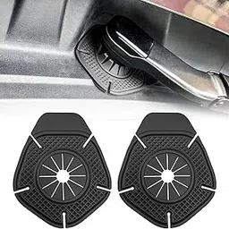 2PCS Car Wiper Hole Protective Cover, Silicone Wiper Arm Bottom Protection Pads, Universal Wiper Dust Jacket Anti-Leaf Universal for Most Vehicles, Black-picture-17