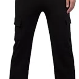 Women's Jogger Pants Comfort Fit 4 Side Pockets Pure Cotton Stylish Cargo Track Pants for Girls Office, Travel & Everyday Wear-picture-27