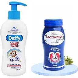 Mankind Daffy baby shampoo 200 ml & Mankind Lactaways – Lactation supplement for Breastfeeding mothers, Elaichi flavor, 200gm-picture-11