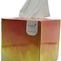 Kosher Dandelion 2 Ply Cube Facial Tissue Box | Pack of 6 | 80 Pulls per Box (Total 480 pulls)-picture-30