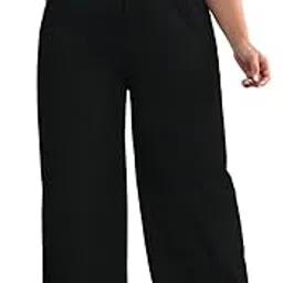 dockstreet Straight Wide fit Long Length Open Bottom Jogger for Women/Trending Multi Pocket Style, Relaxed Casual Pants for Women-picture-21