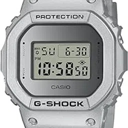 G-Shock Dw-5600Ff-8Dr Silver Digital Dial Silver Resin Strap Men's Watch Shock and 200M Water Resistant G1408, Band Color:Grey-picture-31