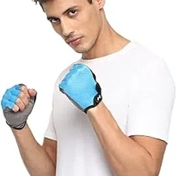 Nivia Python Sports Gloves (Small) Sky Blue-image-32