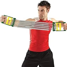 BSITFOWChest Expander Pulling Force Wrist Arm, Chest & Muscle Exerciser Hand Gripper with 5 Springs Multicolor-picture-40