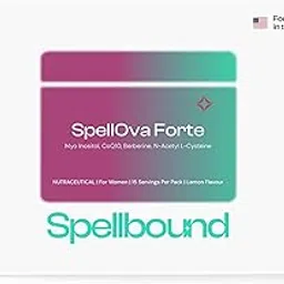 Spellbound SpellOva Forte PCOS & Fertility Supplement for Women | Formulated in USA with Myo-Inositol, D-Chiro Inositol, Berberine, CoQ10, NAC | Supports Hormone Balance, Regular Periods & Natural Conception – 15 Sachets-picture-23