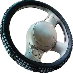 CS GLARE Microfiber Leather Car Steering Wheel Cover Universal Medium Anti Slip Steering Grip Cover-image-12