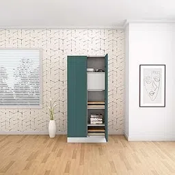 GODREJ INTERIO Almirah Slimline 2-Door Steel Almirah, Cupboard for Clothes (Textured Sea Pine), 1-Year Warranty, 4 Shelves, 1 Drawer, 1 Locker-picture-27