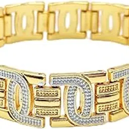shankhraj mall MENS GOLDPALTED BRASS BRACELET-picture-23
